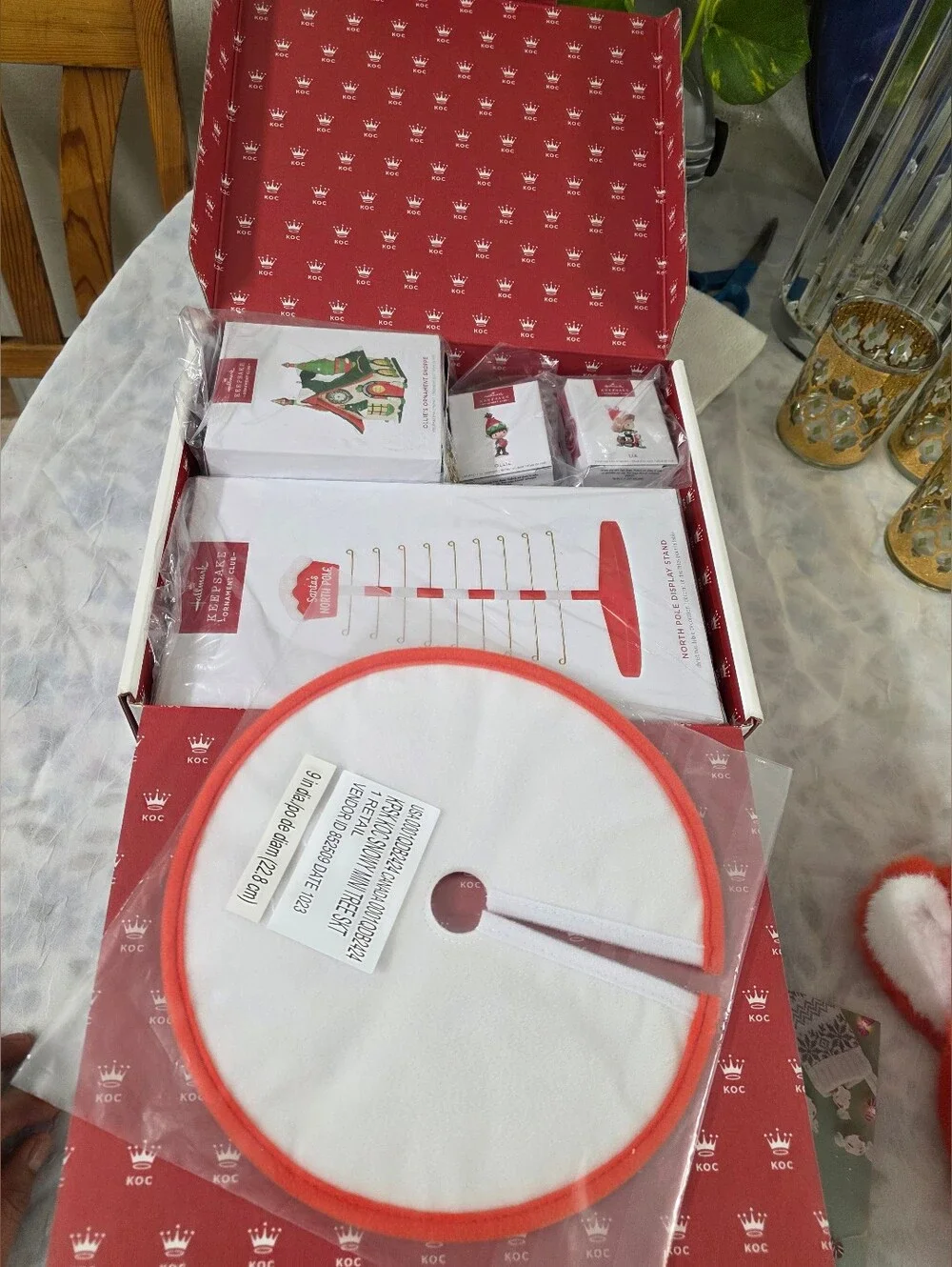 Hallmark 2024 Keepsake Ornament Club Membership Welcome Kit Box w/ Ollie & Lia